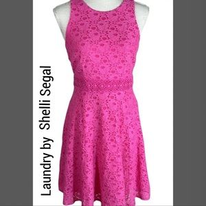 Laundry by Shelli Segal Sleeveless pink dress NWOT